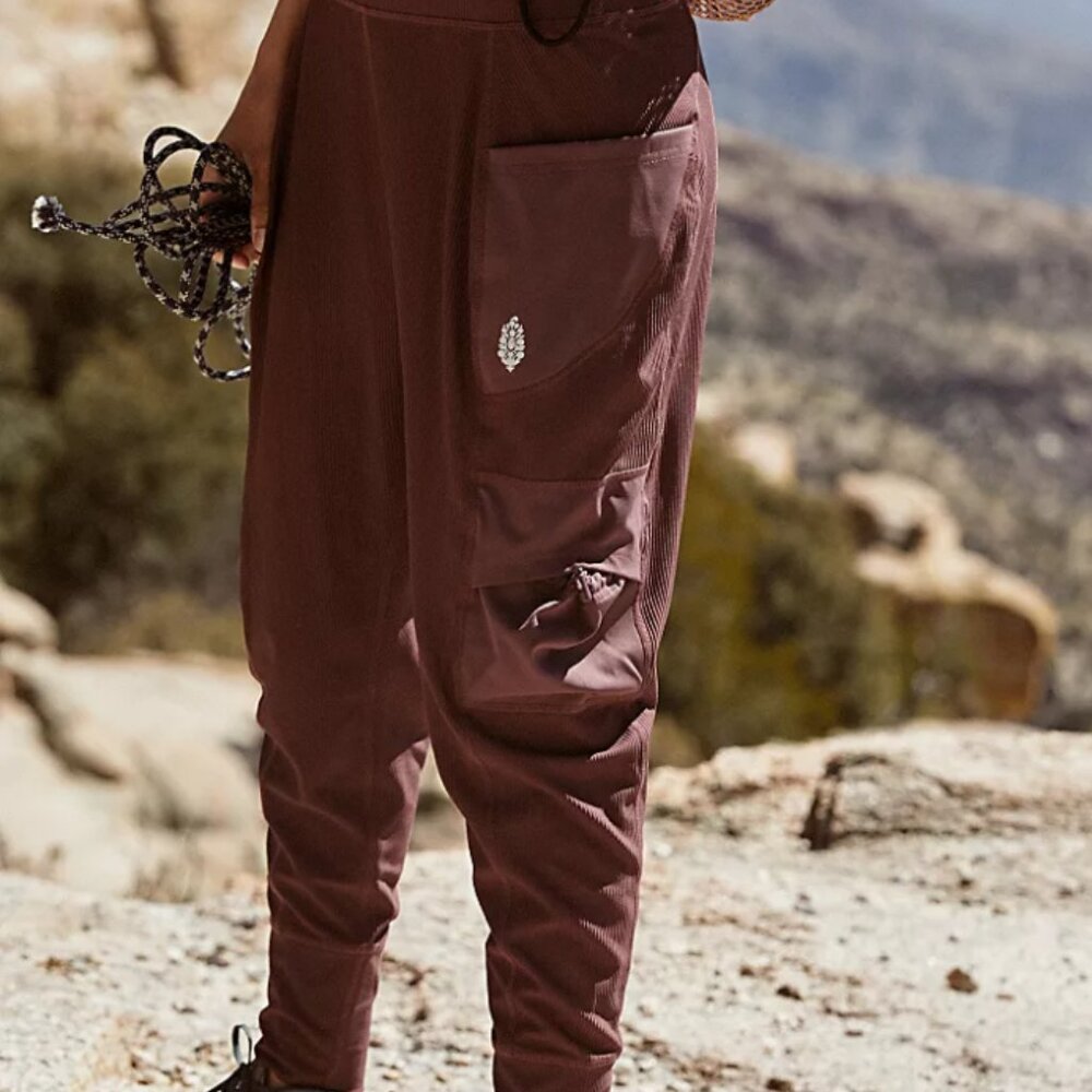 NEW Free People Movement Harem Pants in Fig